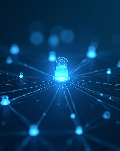 Abstract digital governance and security interface